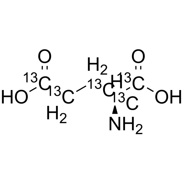 L-Glutamic acid-13C5 (L-glutamic acid 13C5) 55443-55-5